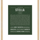 Stella | Name Art Print