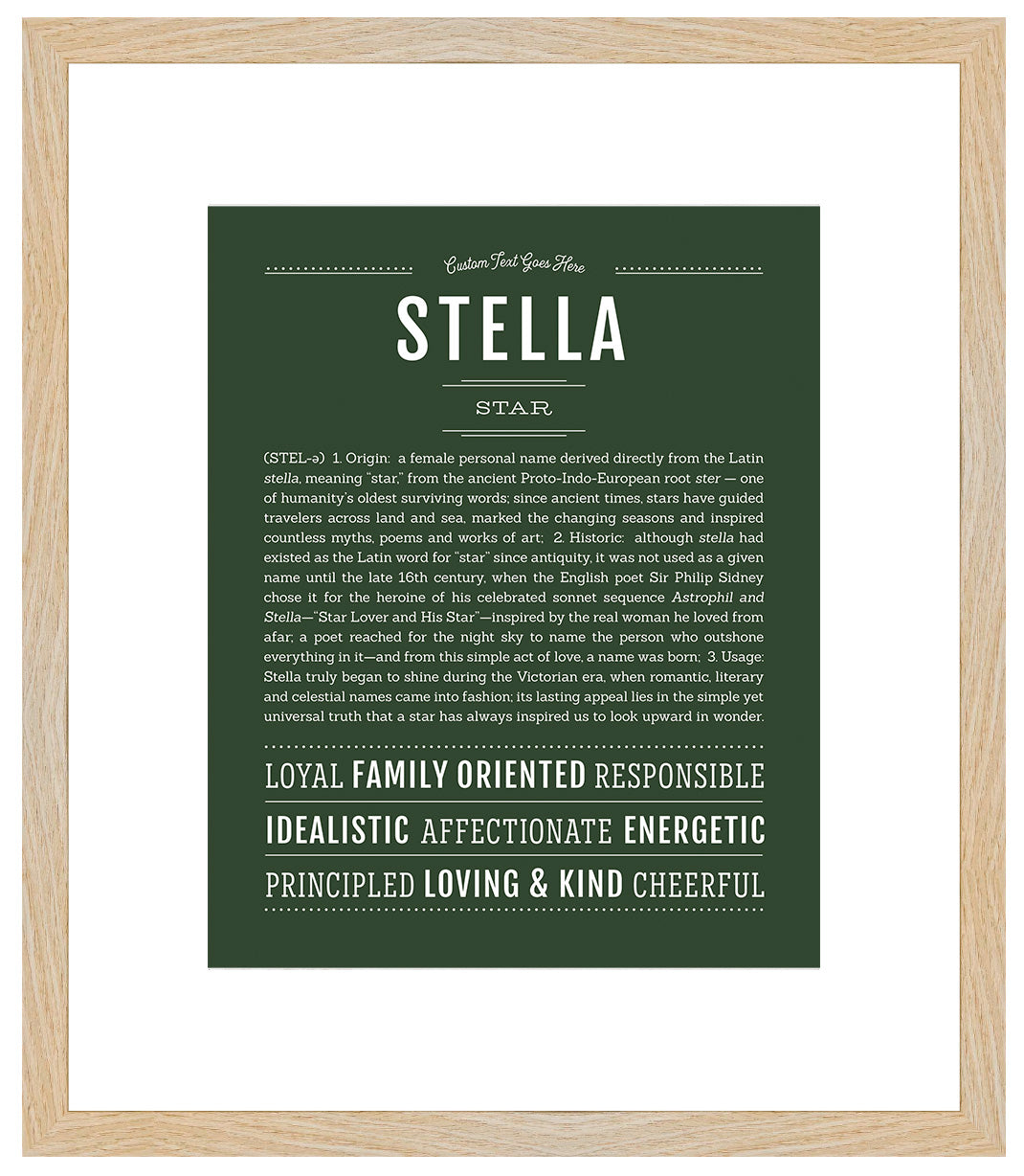 Stella | Name Art Print