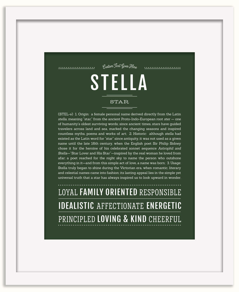 Stella | Name Art Print