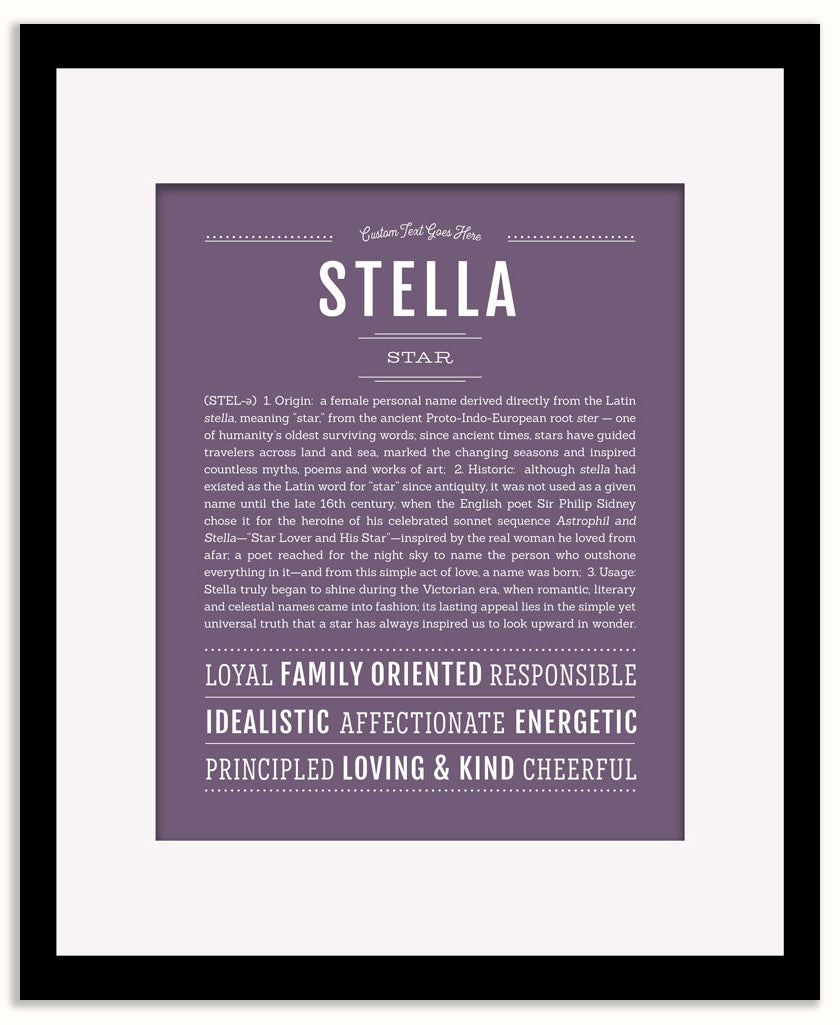 Stella | Name Art Print