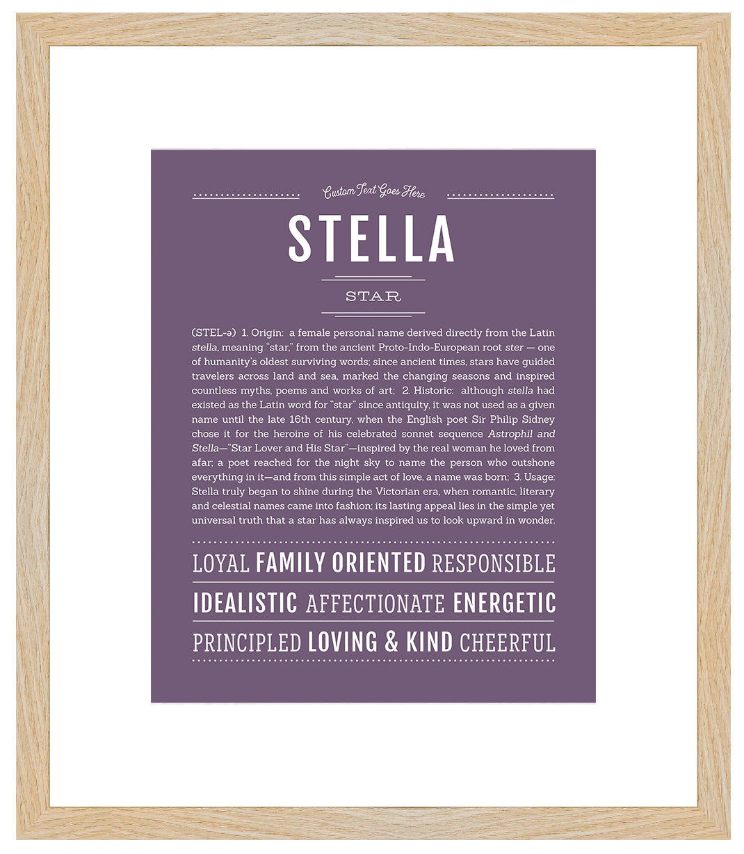 Stella | Name Art Print