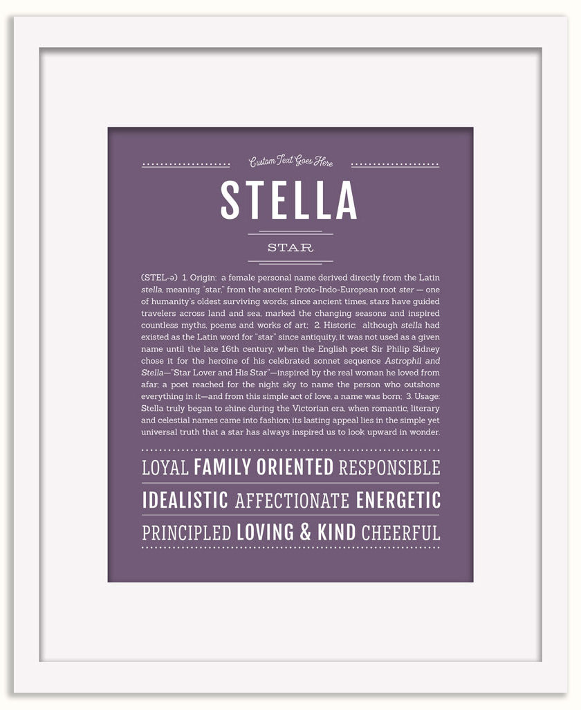 Stella | Name Art Print
