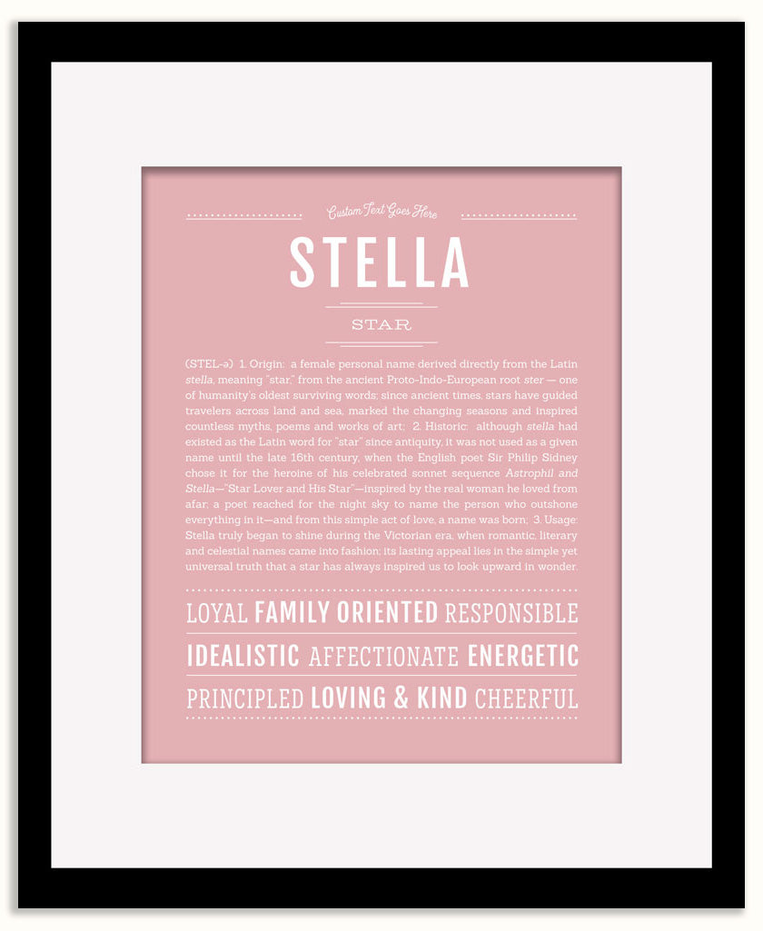 Stella | Name Art Print