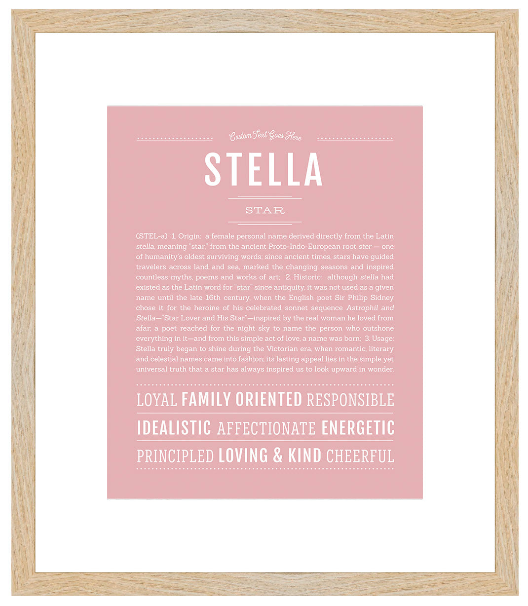Stella | Name Art Print