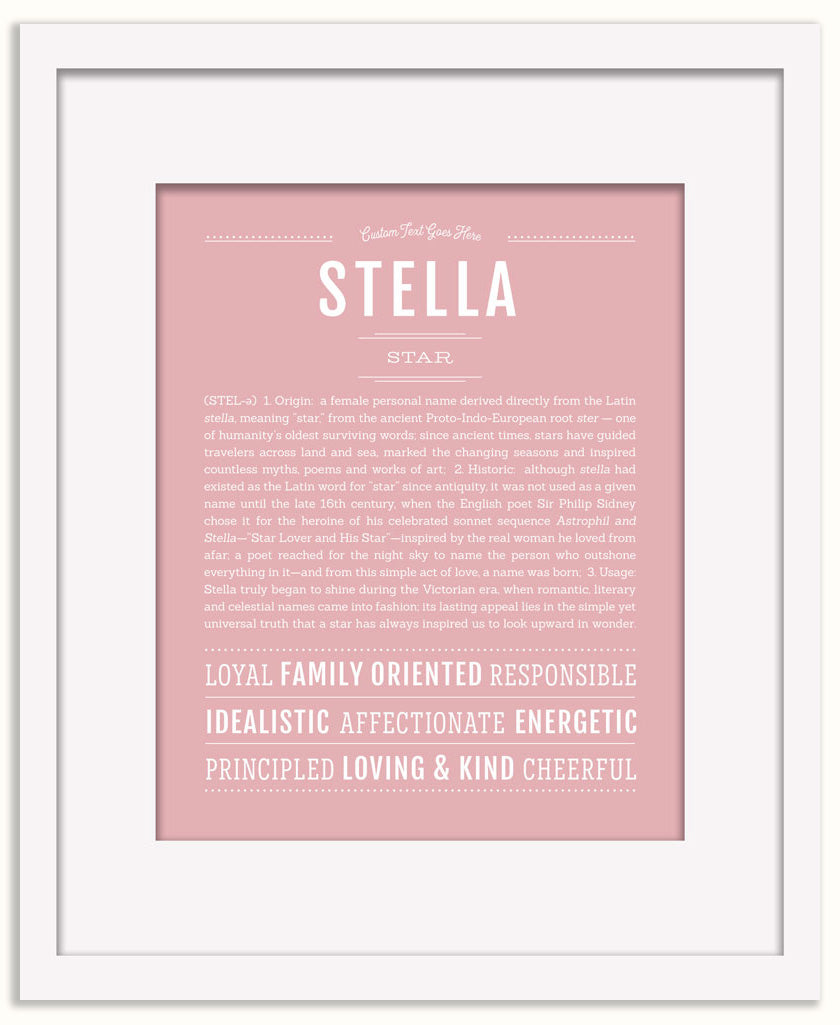 Stella | Name Art Print