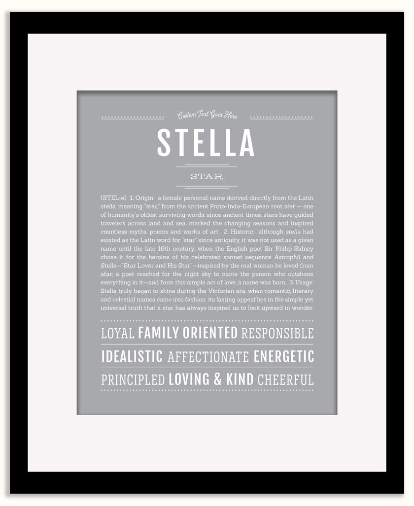 Stella | Name Art Print