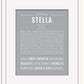 Stella | Name Art Print