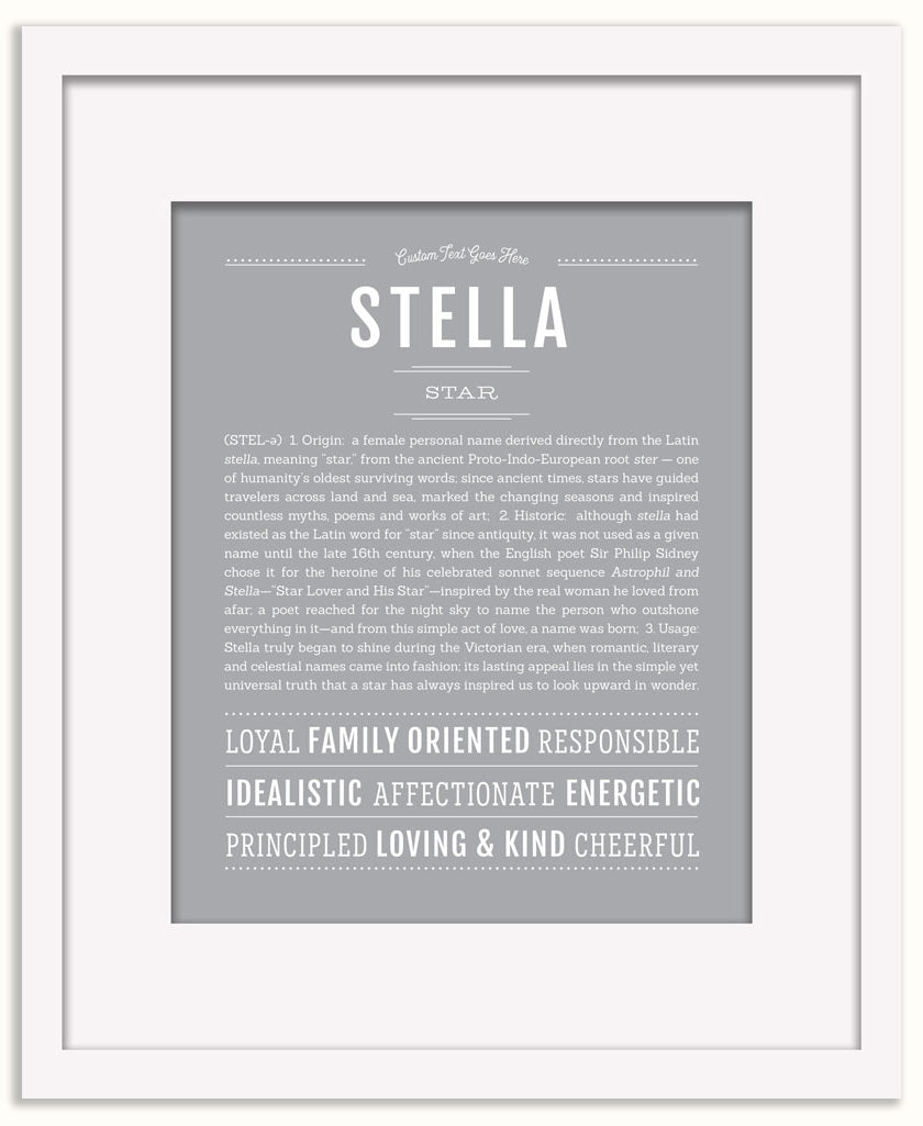 Stella | Name Art Print