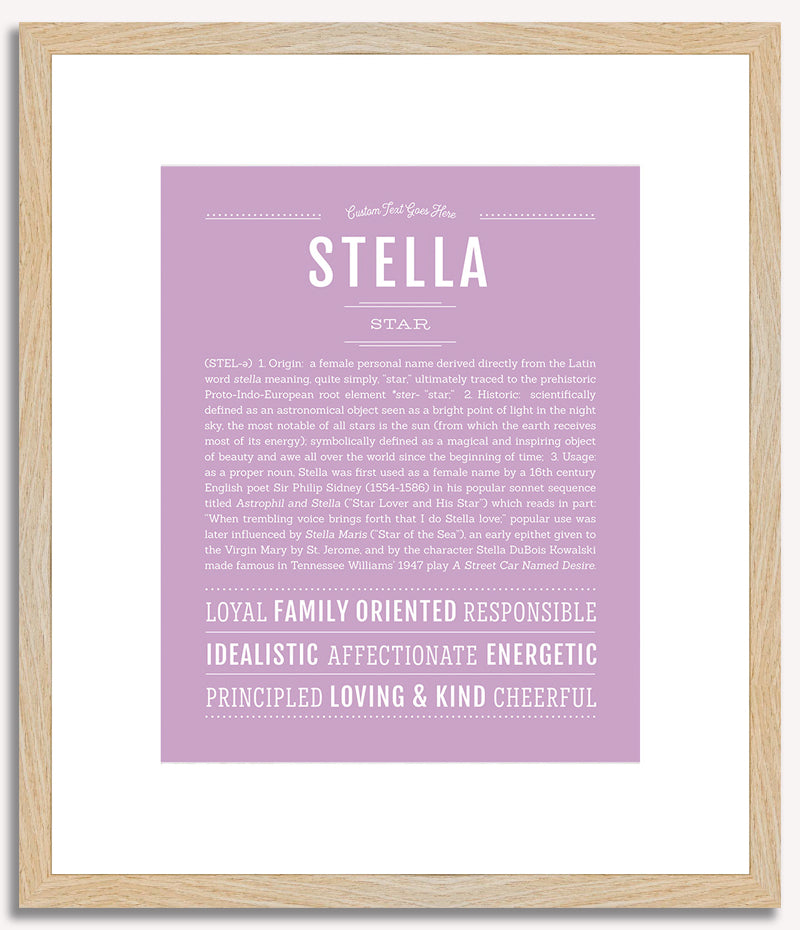 Stella | Name Art Print