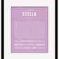 Stella | Name Art Print