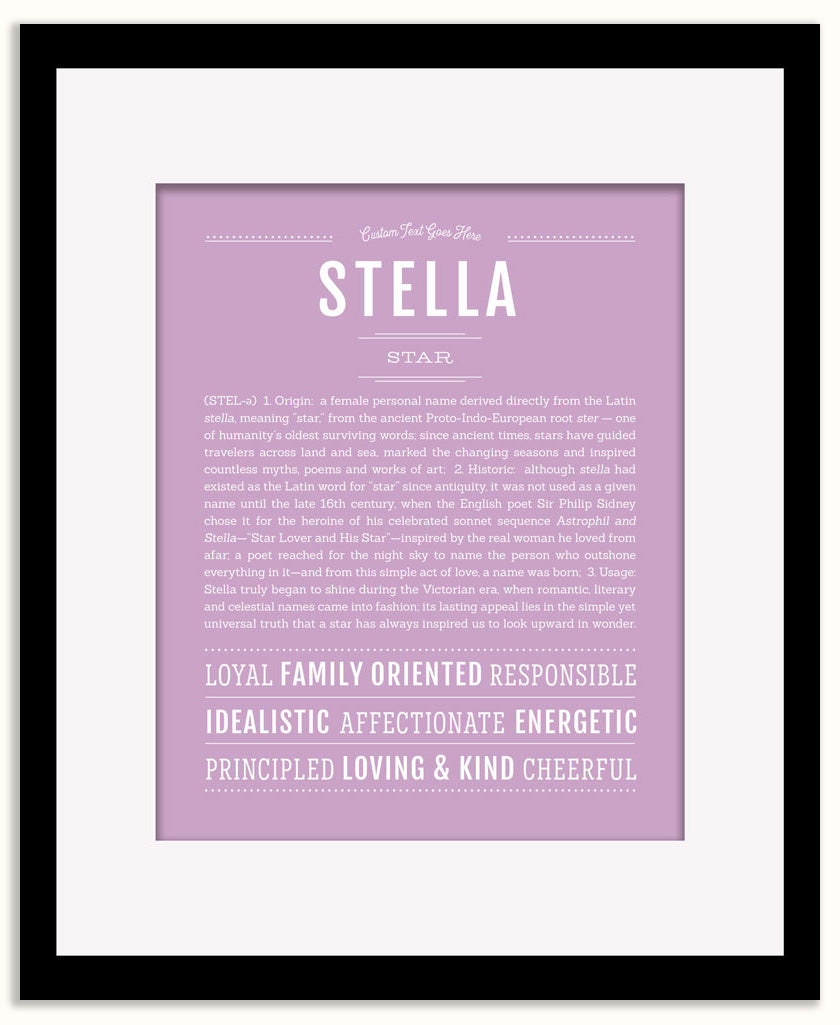 Stella | Name Art Print