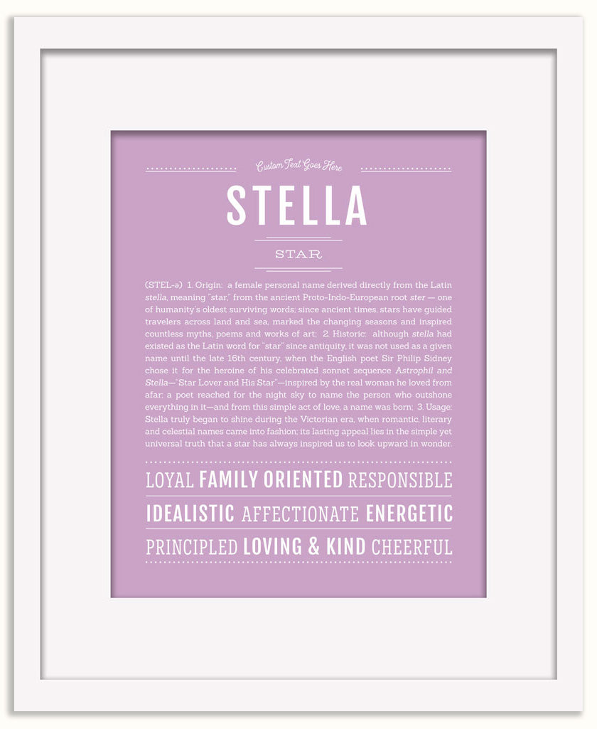 Stella | Name Art Print