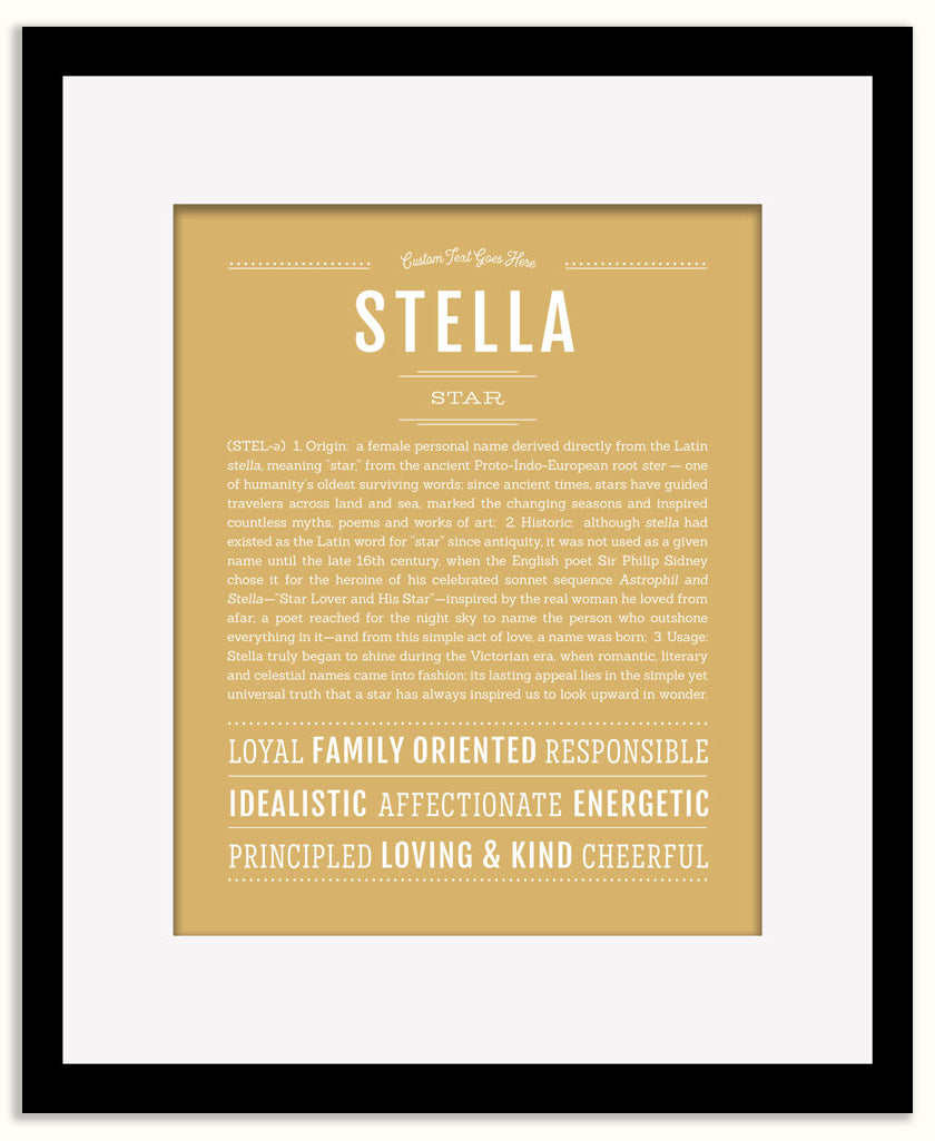 Stella | Name Art Print