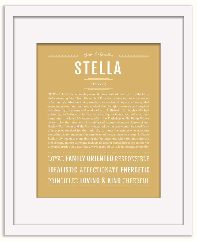 Stella | Name Art Print