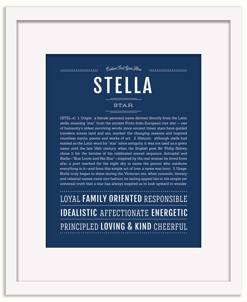 Stella | Name Art Print