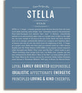 Stella | Name Art Print – Name Stories