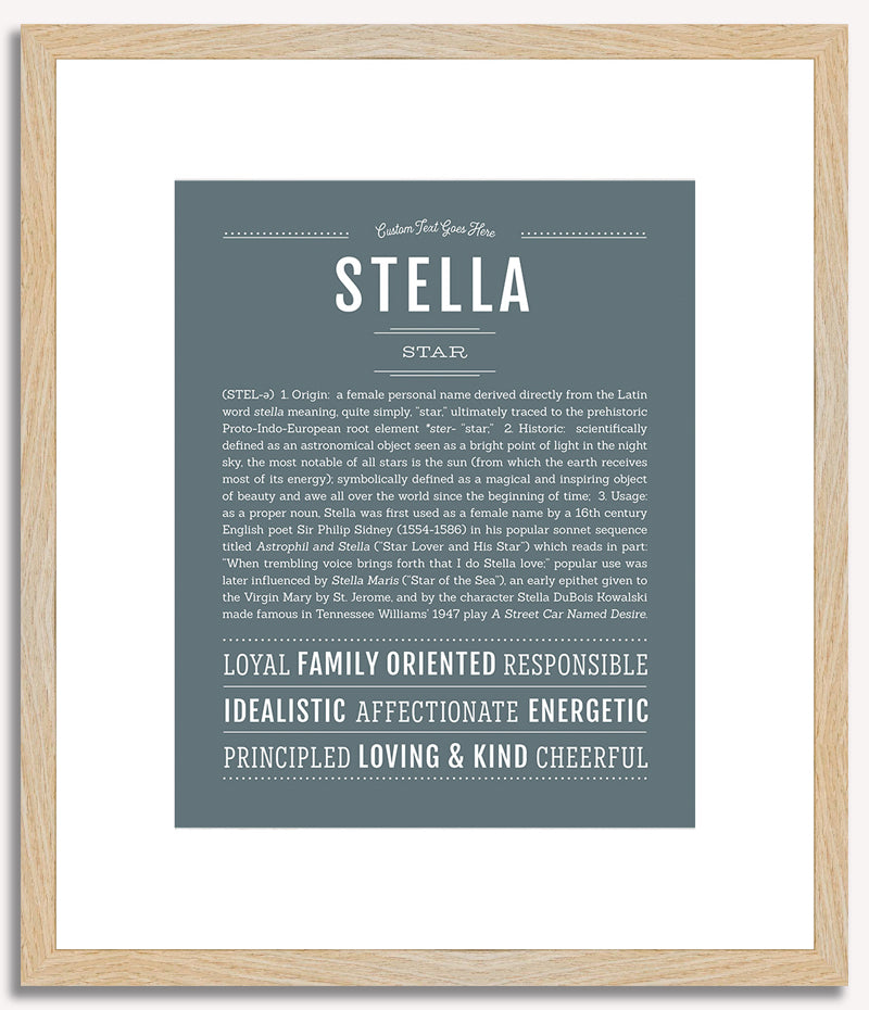 Stella | Name Art Print