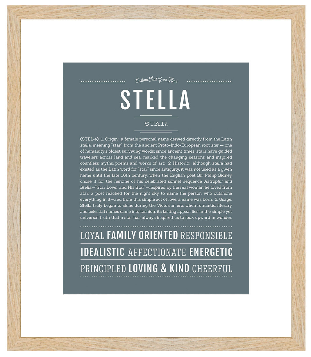Stella | Name Art Print