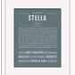 Stella | Name Art Print