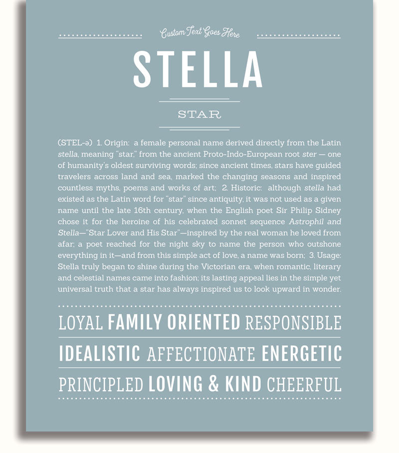 Frame Options | Powder Blue | White Frame, Matted