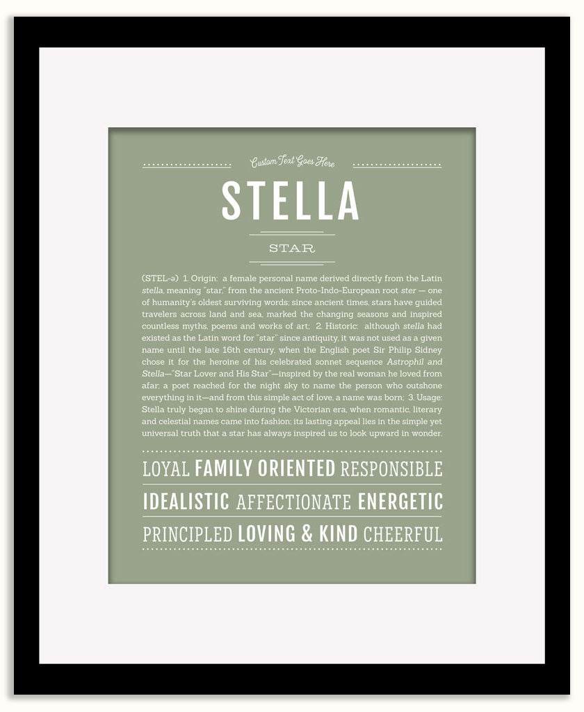 Stella | Name Art Print