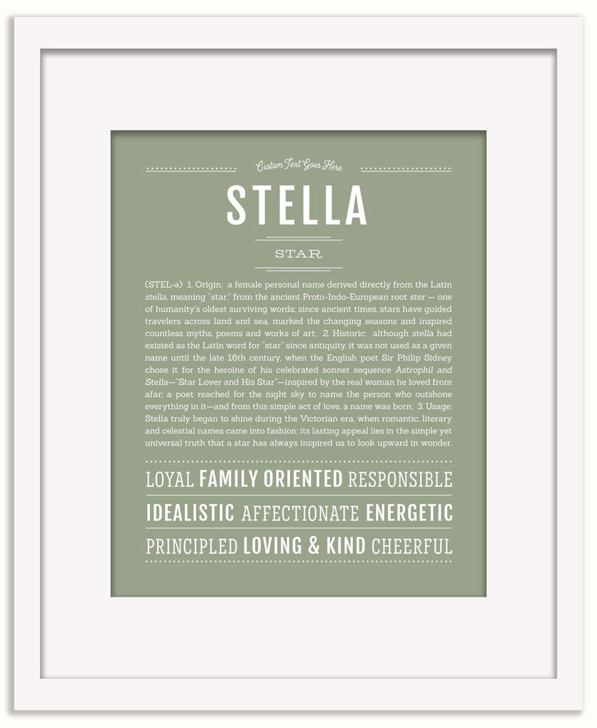 Stella | Name Art Print