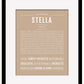 Stella | Name Art Print