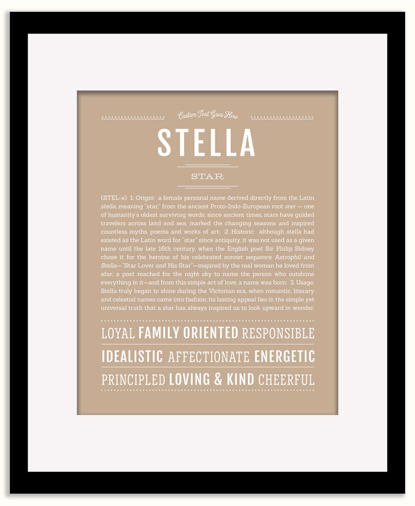 Stella | Name Art Print
