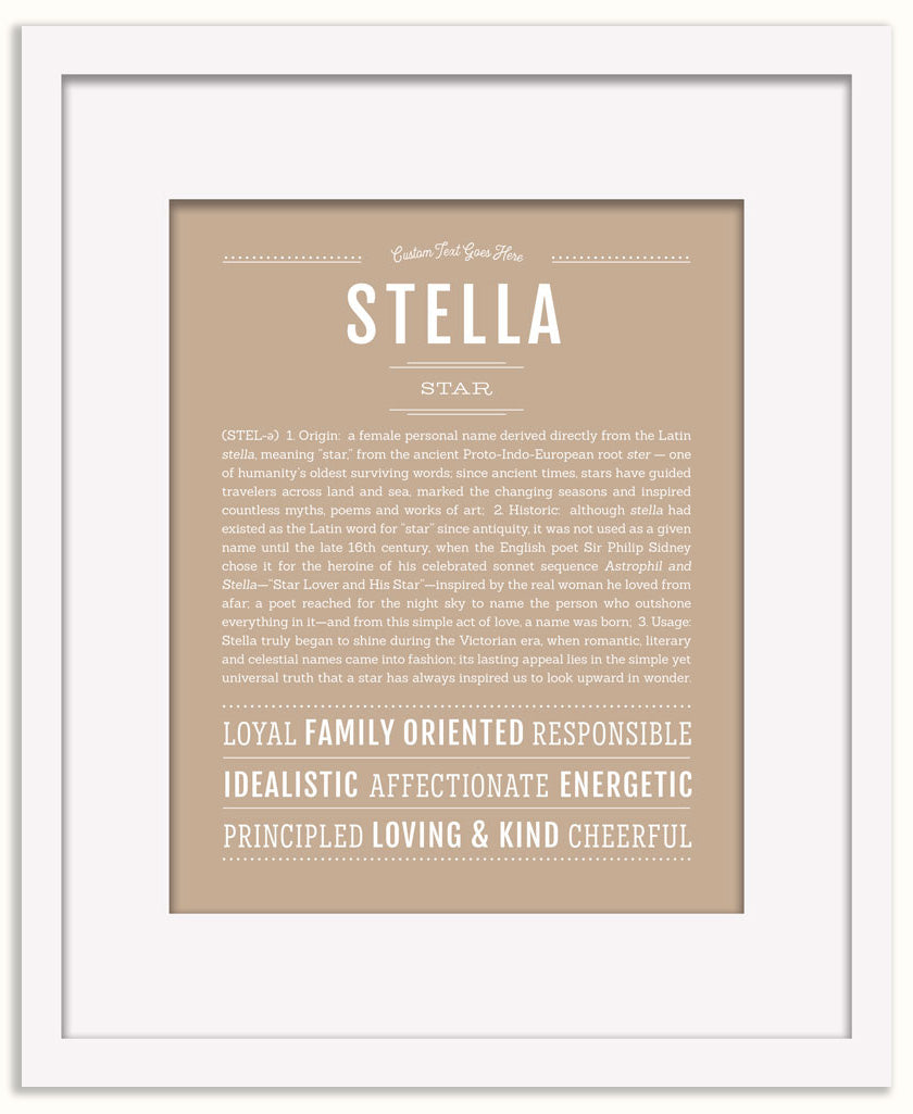 Stella | Name Art Print