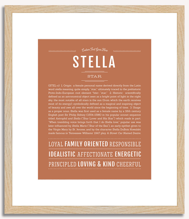 Stella | Name Art Print