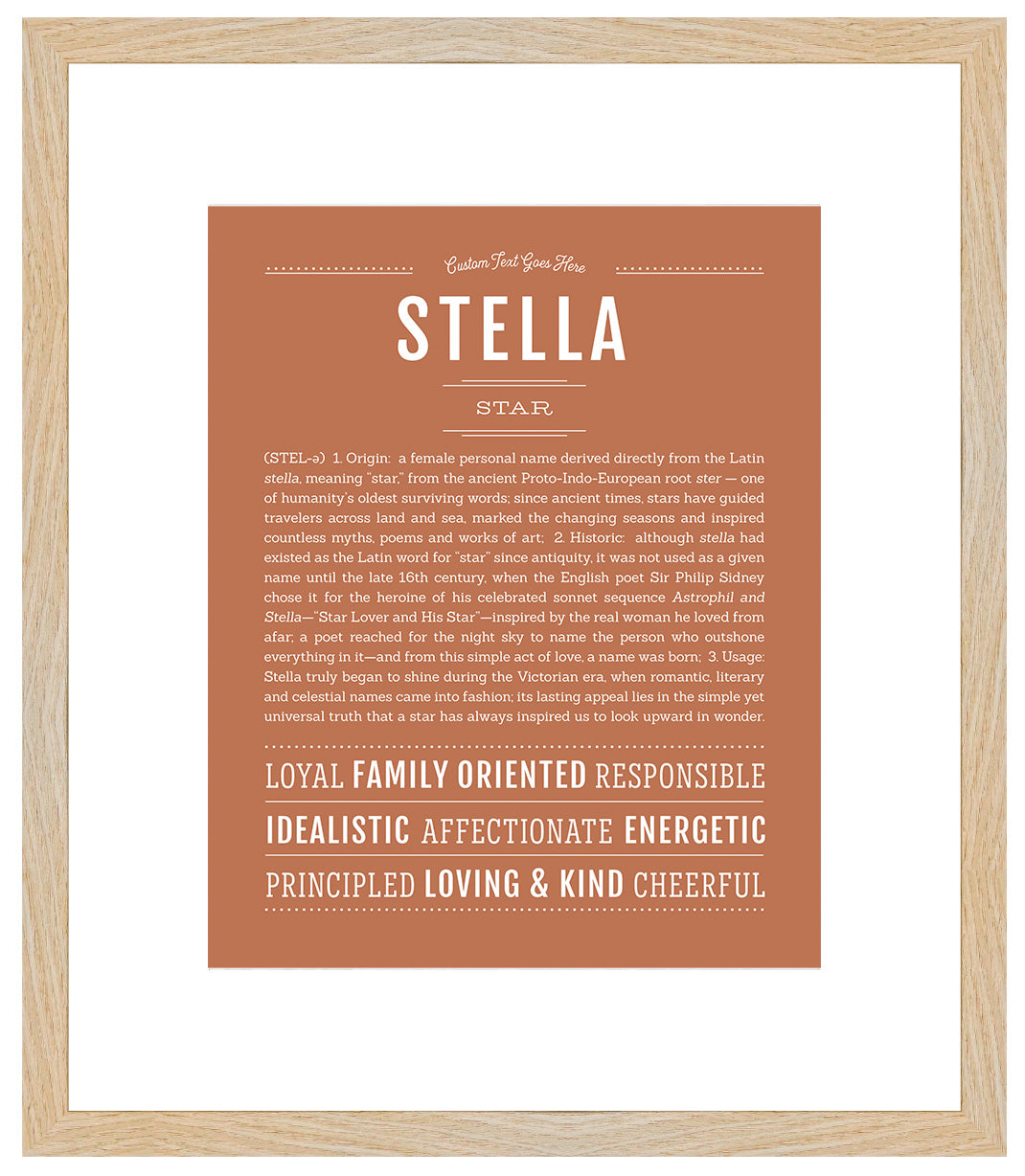 Stella | Name Art Print