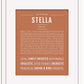 Stella | Name Art Print