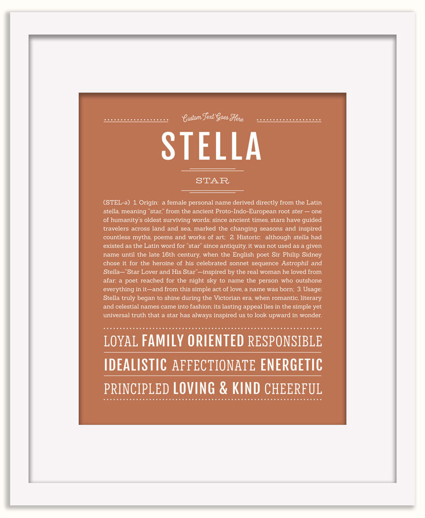 Stella | Name Art Print