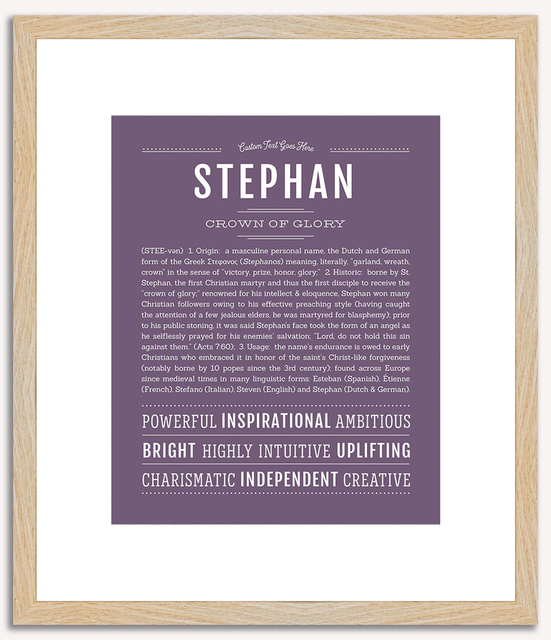 Stephan | Name Art Print