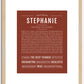 Stephanie | Name Art Print