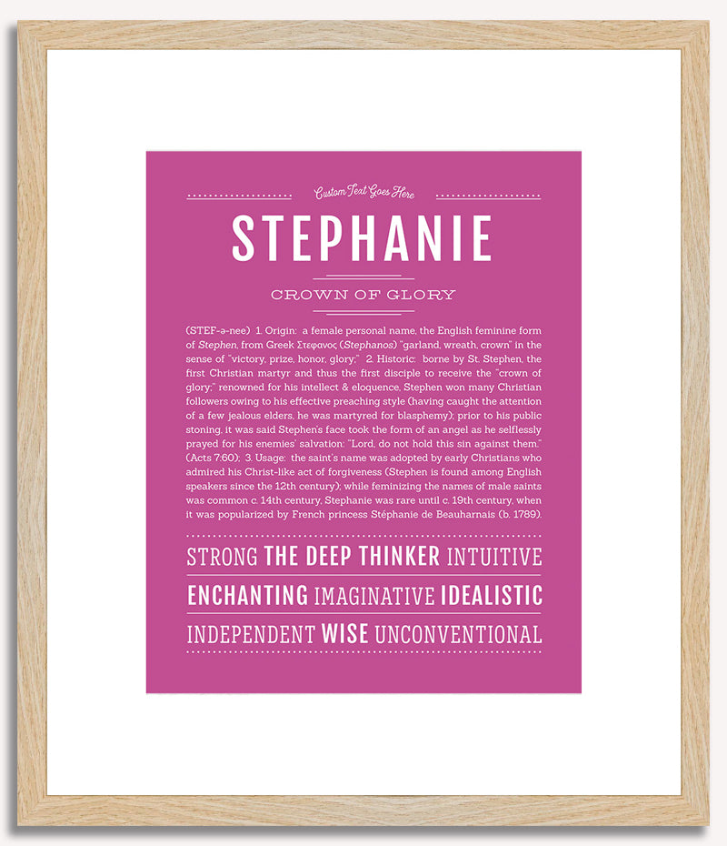 Stephanie | Name Art Print