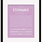 Frame Options | Lilac | Black Frame, Matted