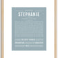 Stephanie | Name Art Print