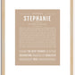 Stephanie | Name Art Print