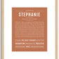 Stephanie | Name Art Print