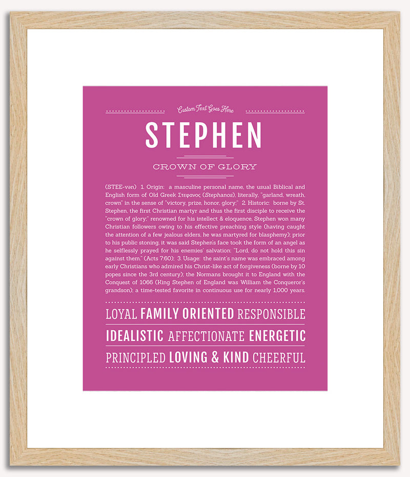 Stephen | Name Art Print