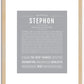 Stephon | Name Art Print