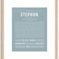 Stephon | Name Art Print