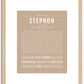 Stephon | Name Art Print