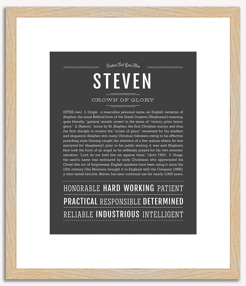 Steven | Name Art Print