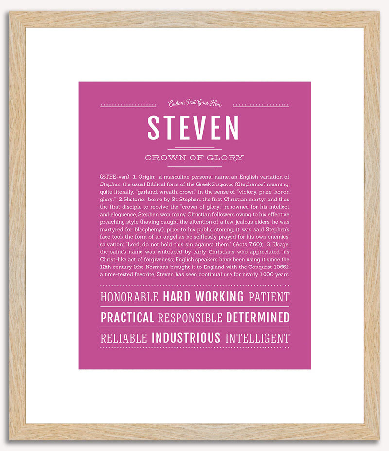 Steven | Name Art Print