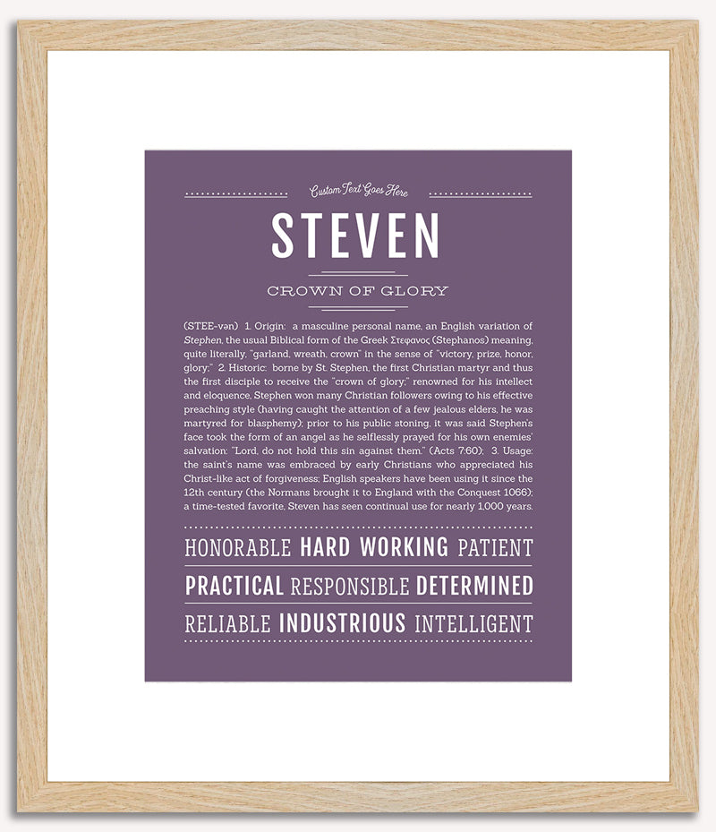 Steven | Name Art Print