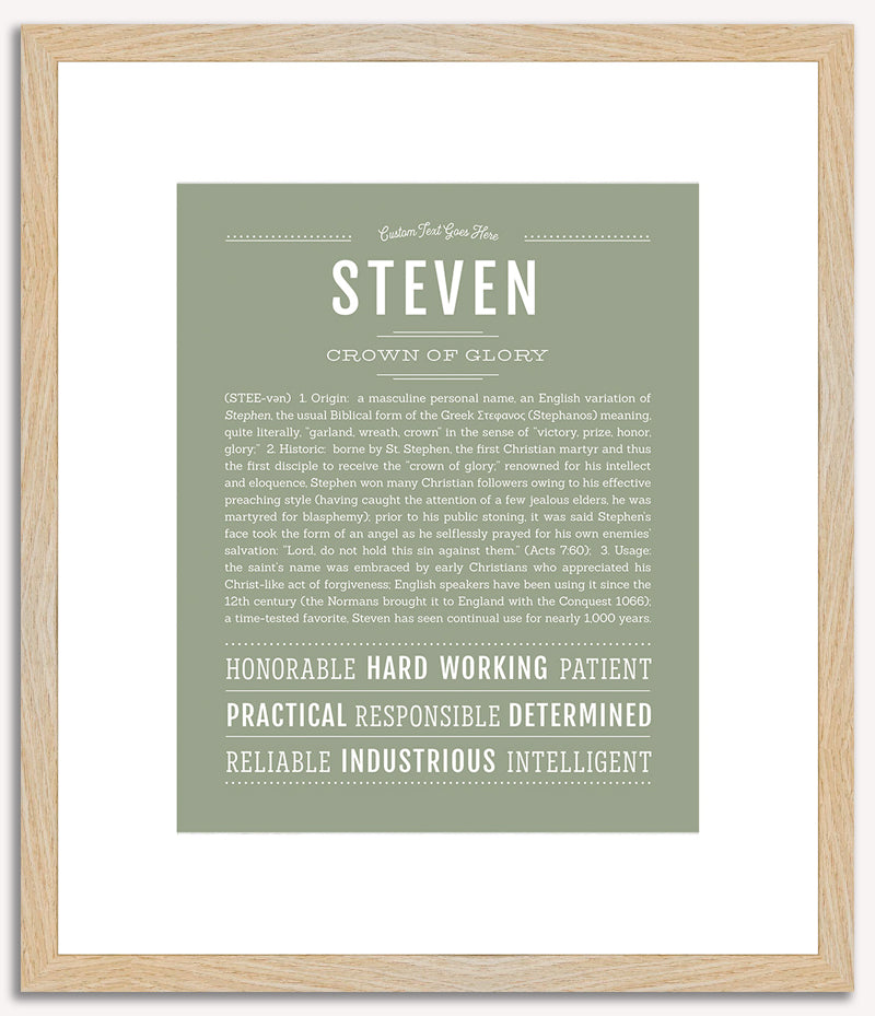 Steven | Name Art Print