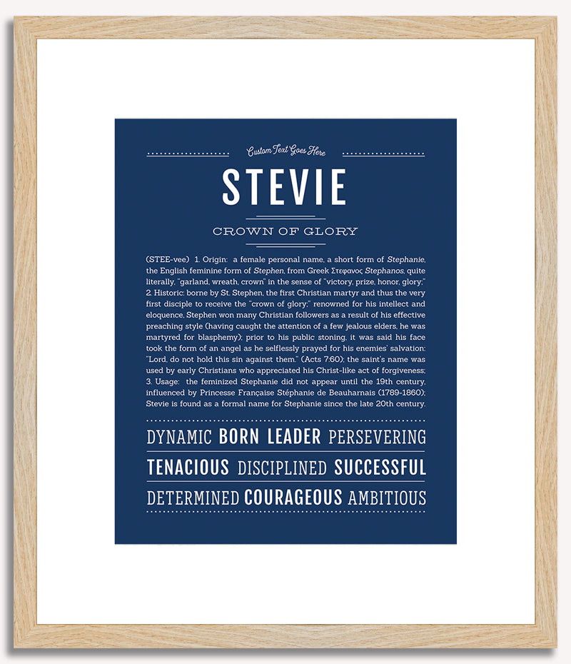 Stevie | Name Art Print