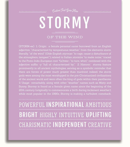 Frame Options | Lilac | No Frame